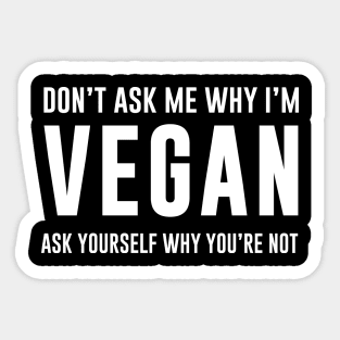 Vegan Quote Sticker